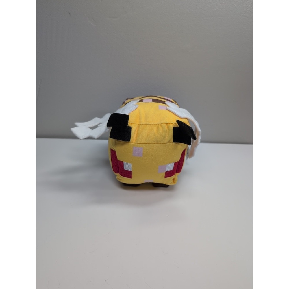 Minecraft Angry Bee Plush Stuffed Animal Yellow Brown Mattel